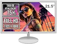 MONITOR LED 21.5 BRANCO BRAZILPC 75HZ 5MS FULL HD WIDSCREEN