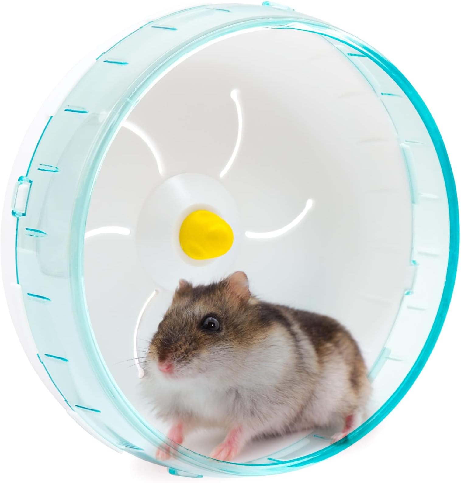 17.5cm (6.9 Inches) Silent Hamster Exercise Wheel Pets Running Sports Jogging Wheel Silent Large Spinner Exercise Running Wheel for Hamsters, Gerbils, Mice or Other Small Animals