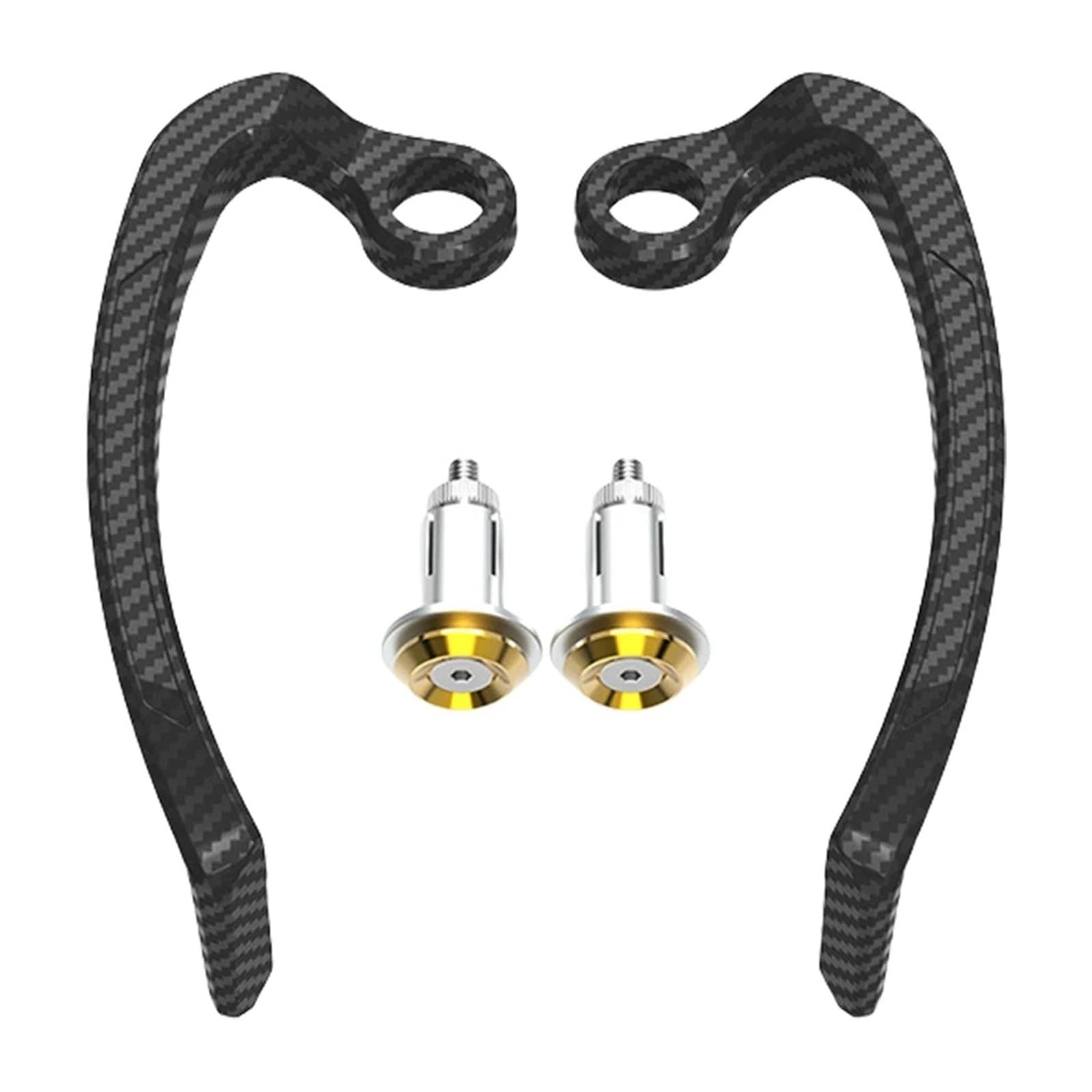 Mreqning Golden Motorcycle Lever Guard Universal Cnc Aluminum Alloy Motorcycle Accessories Hand Guard Grips Brake Modification Handlebar Clutch Lever Protector