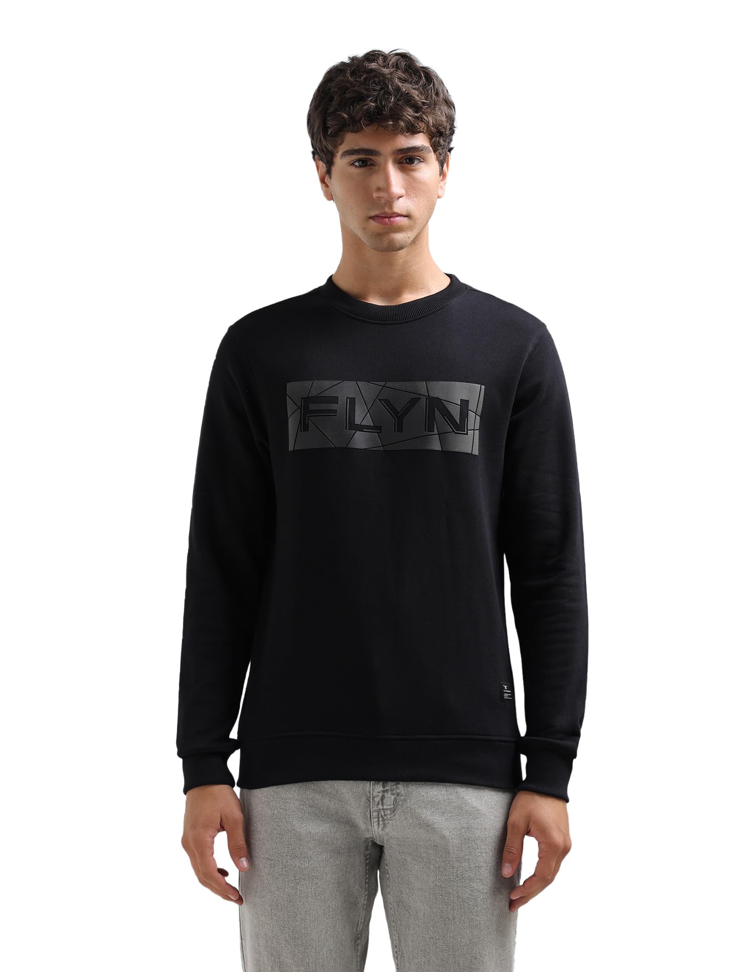 flying machine Men's Regular Fit Sweatshirt| Printed-picture-37