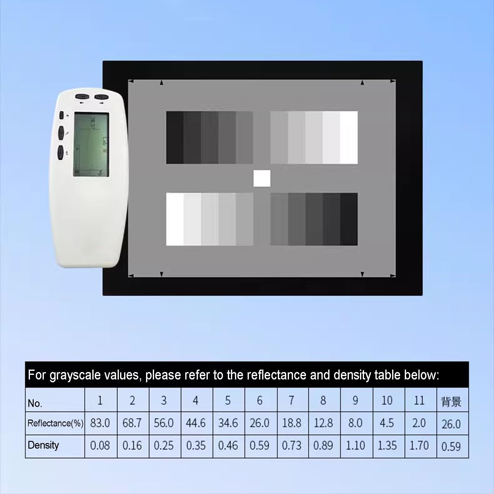 Graustufen-Farbkarte Für Kameras, Farbkalibrierungstestkarte, Graustufen-Finder, Für Digitalfotografie Und Video, Fotozubehör, Größe 240 X 180 Mm