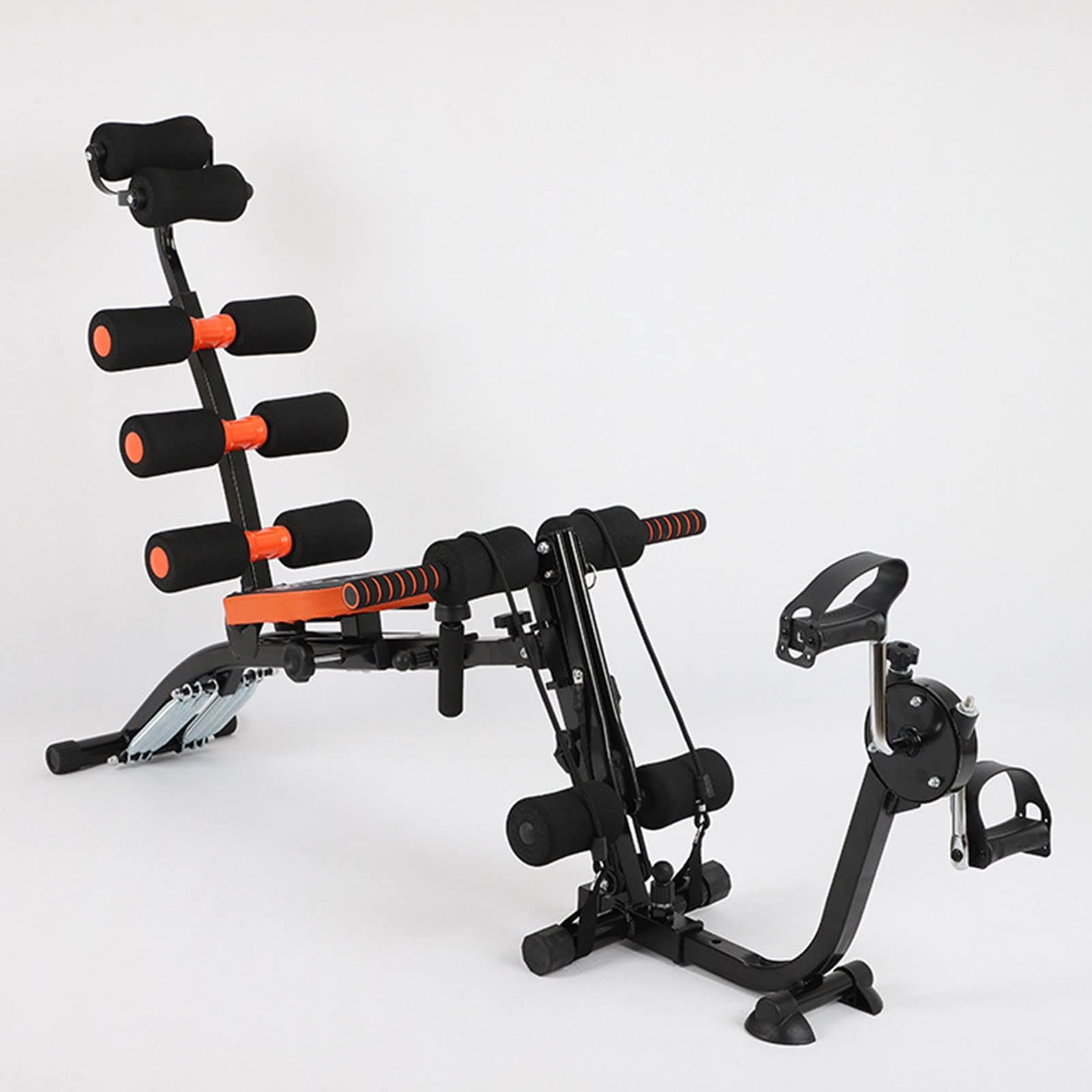 Cruncher Abdominal Black PEIXEN - Exerciseur Abdominal Réglable et Reformeur Fitness pour Sangle Abdominale
