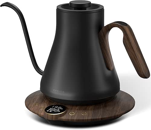 Cocinare FLOW B9 Gooseneck Electric Kettle, Precise Temperature Control for