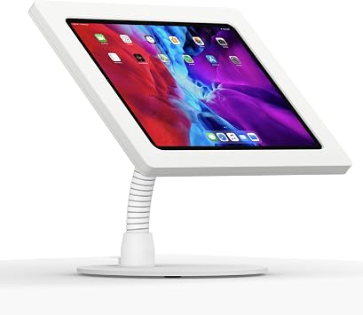 VidaMount White Enclosure and Portable Flexible Stand [Bundle] Compatible with iPad Air 13" M2/M3 & iPad Pro 12.9" 4th/5th/6th Gen