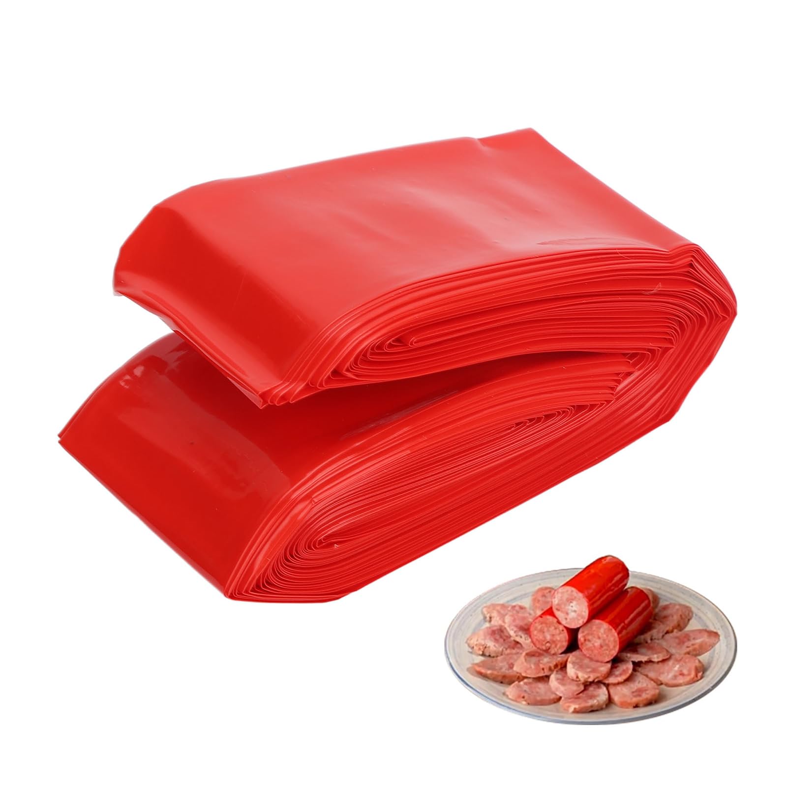 Boyaux En Plastique Pour Saucisses Non Comestibles, Accessoires De Cuisine Résistants Aux Hautes Températures Pour Jambon Et Saucisses Faits Maison