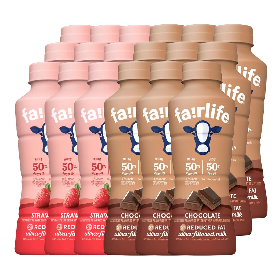 Amazon.com : Sipbox Bundle of Fairlife Milk 2% Reduced Fat Variety ...