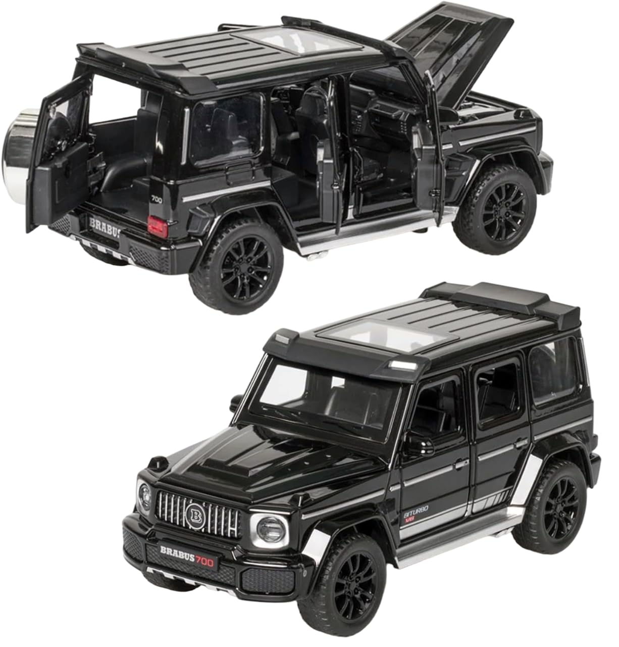 Magicwand® 1:32 Scale Die-Cast Brrabus G-700 with 6 Openable Doors,Pull Back Action,Music & Lights【Pack of 1】【Colors as Per Stock】 (B0CM24Y2K5) Amazon Price History, Amazon Price Tracker