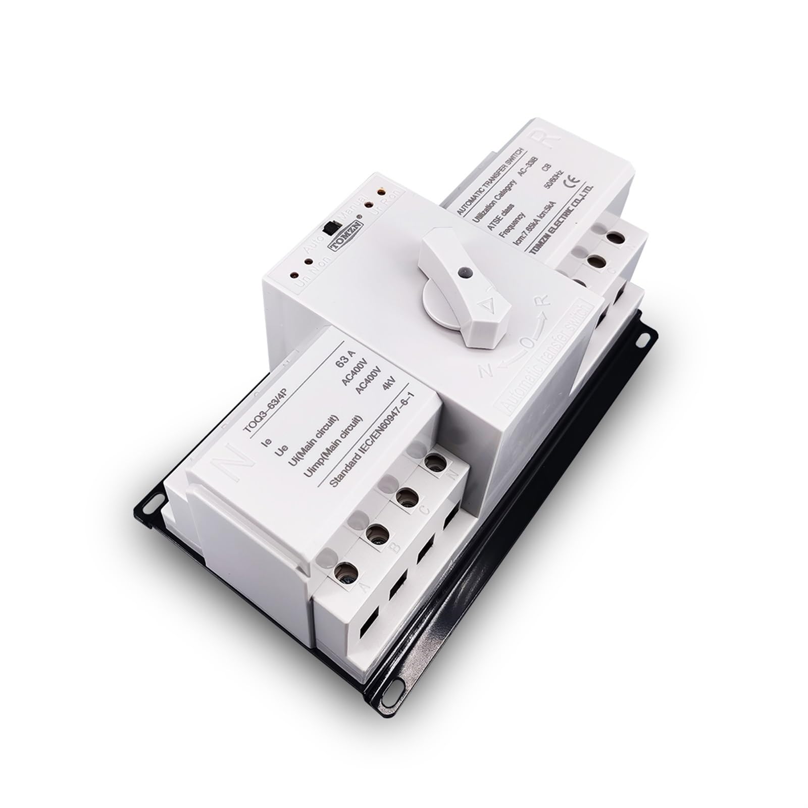 4P 63A 380V MCB Tipo Dual Power Commutatore Automatico ATS(2 Input 1 Output)