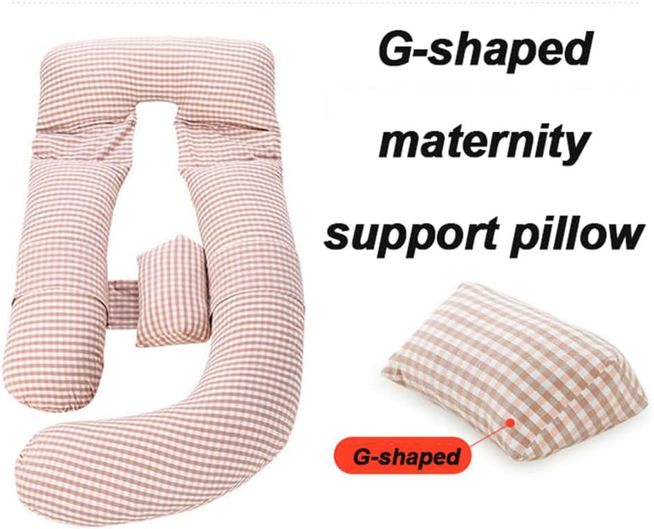 Pregnancy Pillow for Sleeping, G Shaped Full Body Pillow Pregnancy Pillows, Maternity Pillow Support for Back, HIPS, Legs for Pregnant Women, with Washable Cover,F