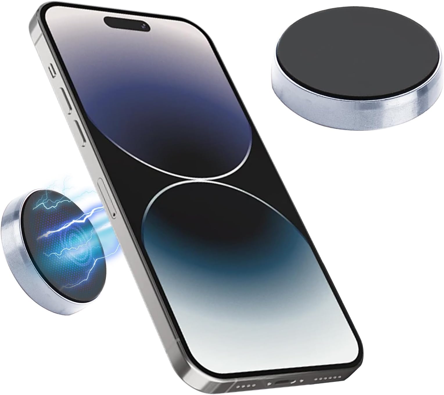 Universal Car Phone Holder Suction Cup Phone Holder Stand Car Mount Accessories for Smartphones,Silve