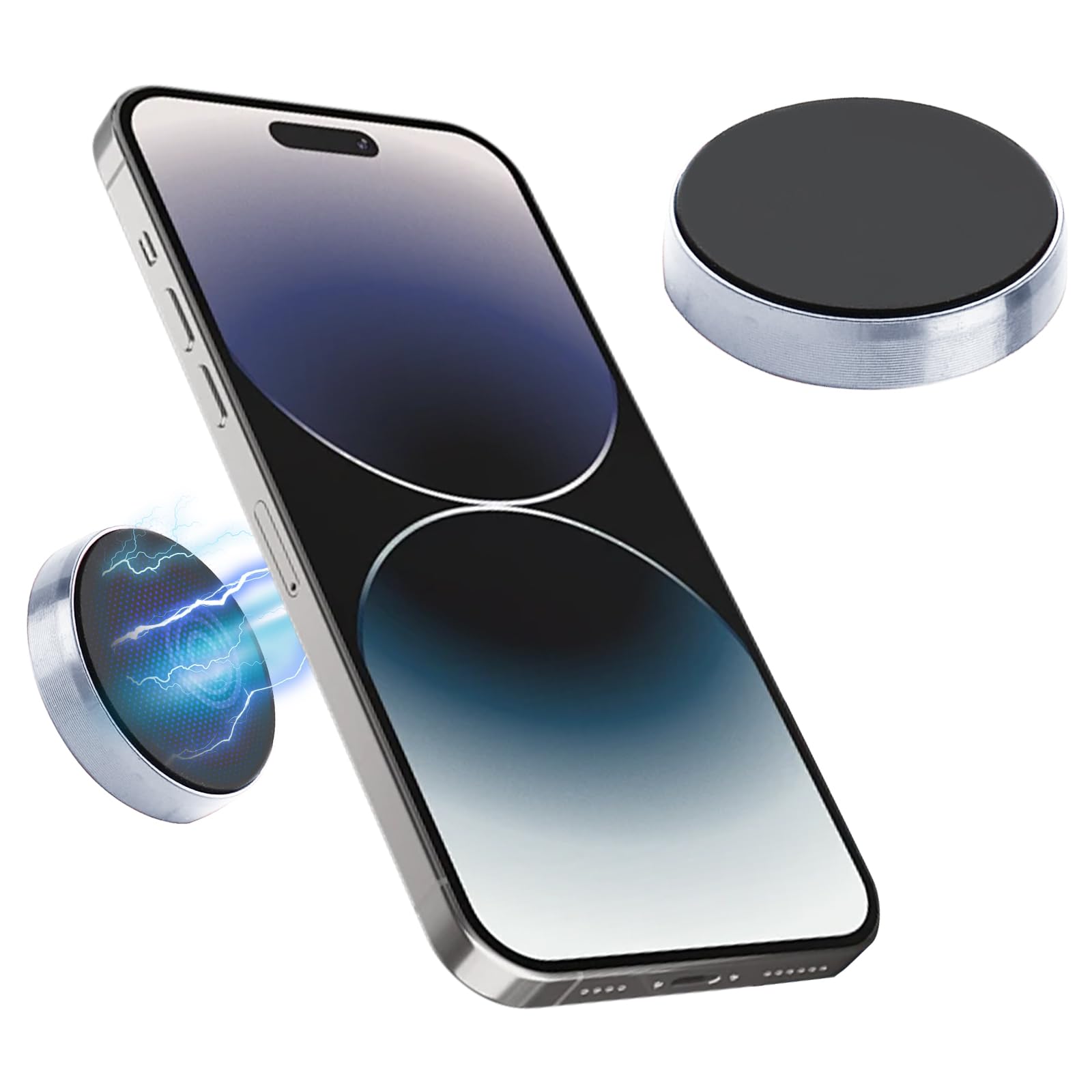 Universal Car Phone Holder Suction Cup Phone Holder Stand Car Mount Accessories for Smartphones,Silve