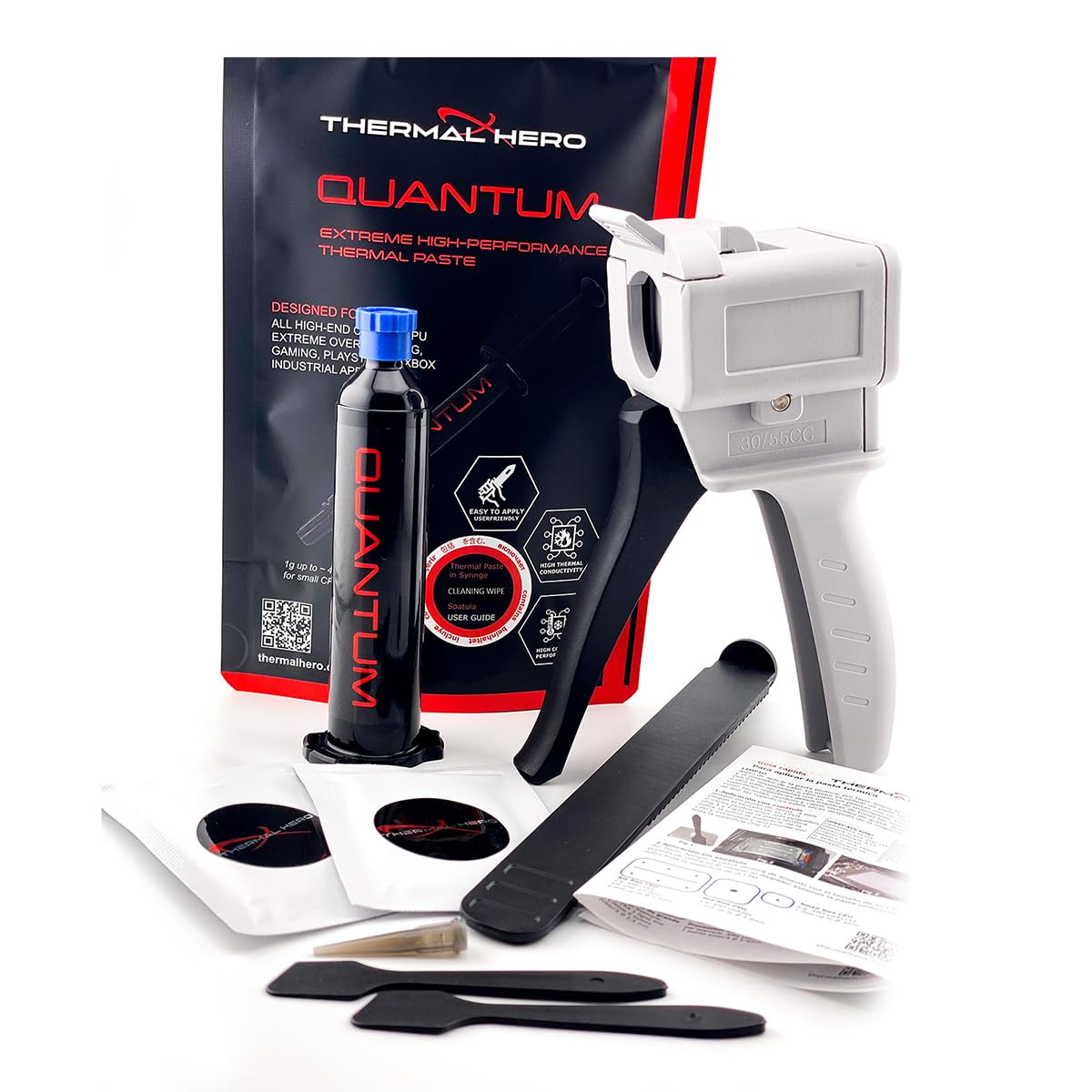 Quantum Thermal Paste with Paste Gun Applicator, 50g