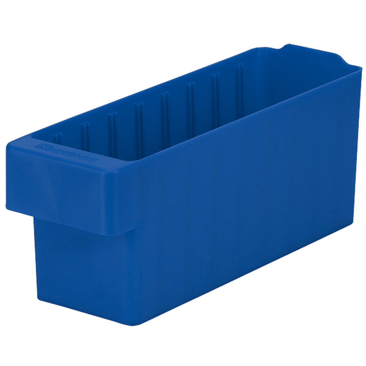 Akro-Mils 31142 AkroDrawer Stackable Plastic Storage Drawer Storage Bin, (11-5/8-Inch x 3-3/4-Inch x 4-5/8-Inch), Blue, (6-Pack)