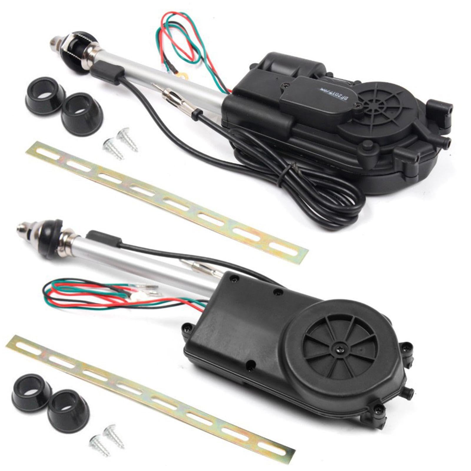 Antena de Coche Antena Eléctrica Automática de Radio Universal Mástil Telescópico Portátil Exterior para Sustitución Fácil y Adecuada para Vehículos