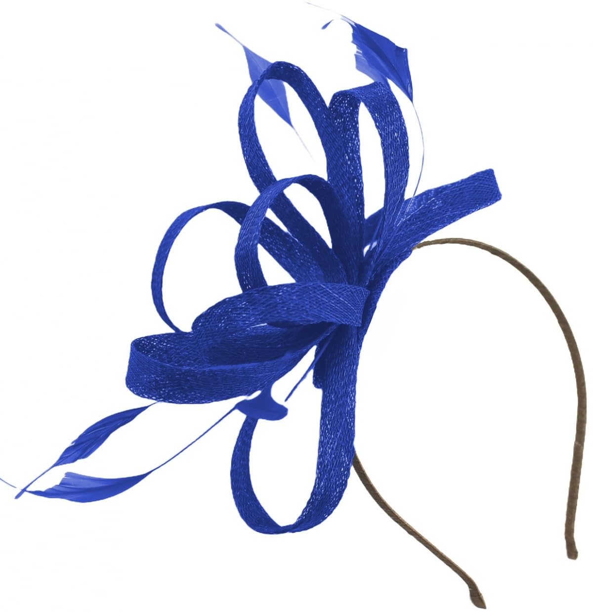 Failsworth Women's Cobalt Sinamay Loops Aliceband Events Fascinator In Size: One Size