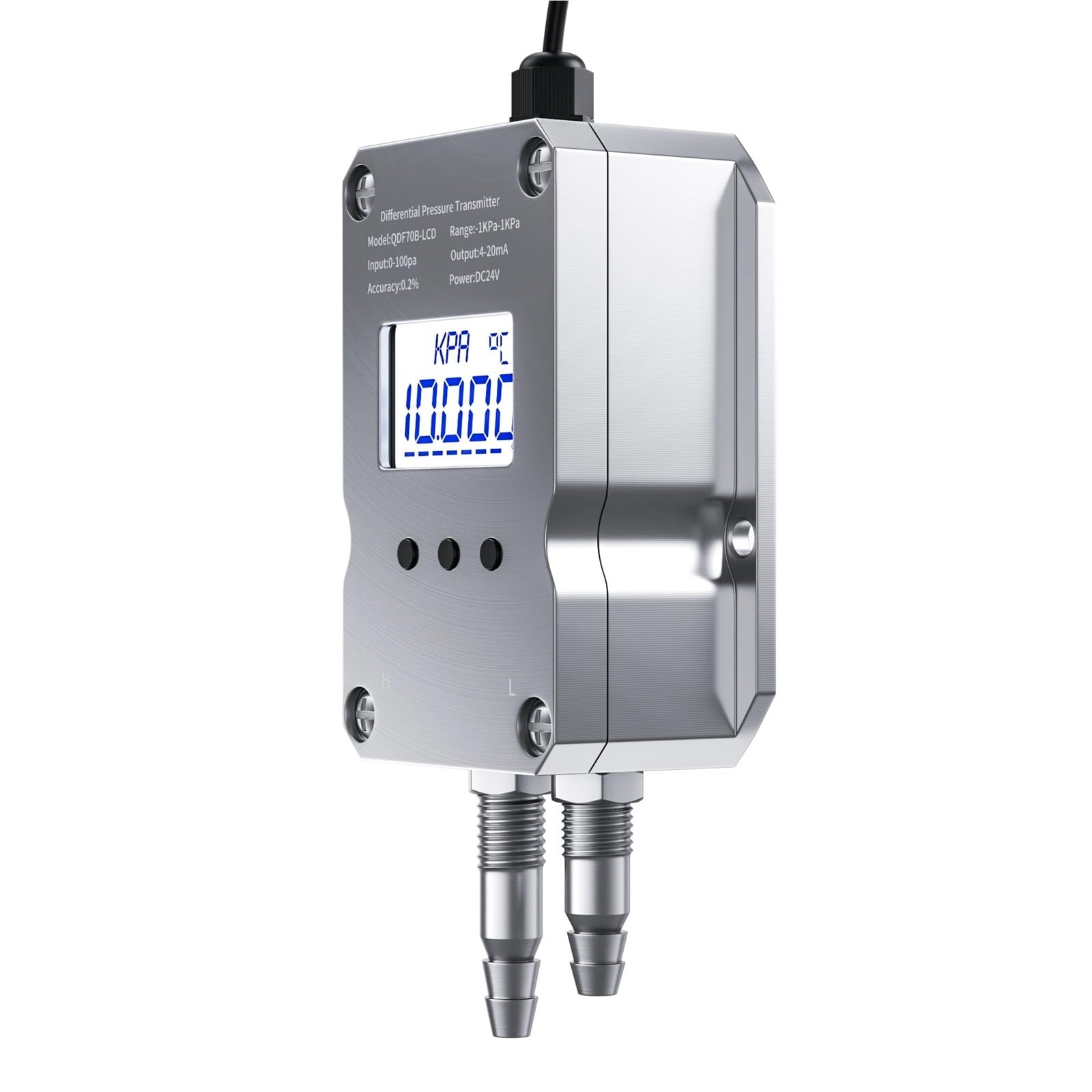 Transmisor de presión diferencial 4-20 mA Sensor Alta precisión(0-4KPa)