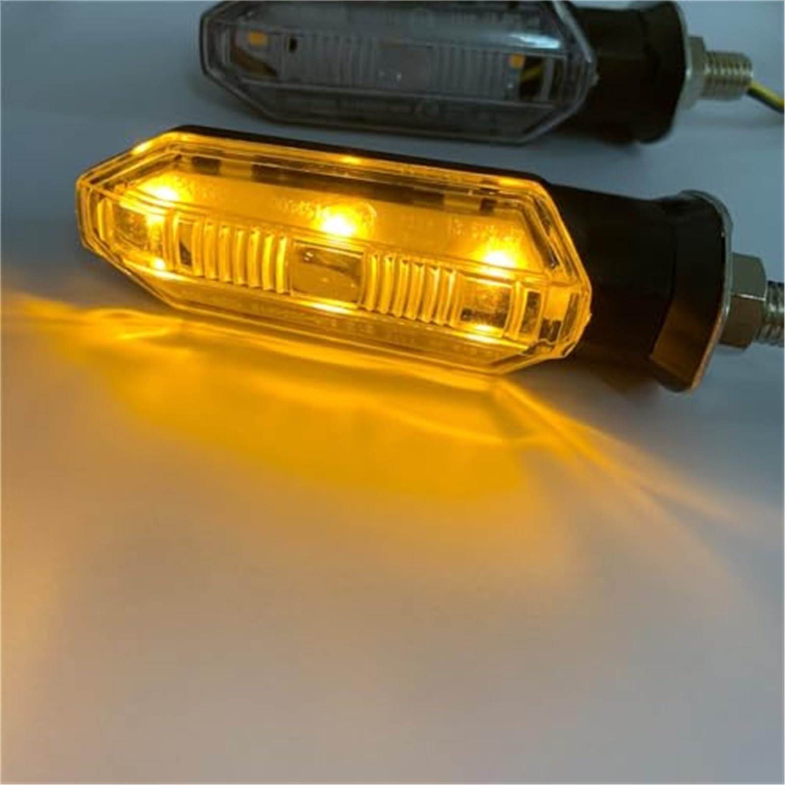 Przednie tylne kierunkowskazy Kierunkowskazy motocykla Lampka kierunkowskazu kontrolna Migacz, dla akcesoriów Bagger Xre 300 Kierunkowskaz z przodu i tyłu motocykla(BLACK 4PCS)