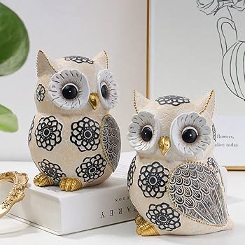 置物　玄関風水　フクロウ大 Amazon.co.jp: 風水 置物 開運 フクロウ 玄関 風水グッズ 財運