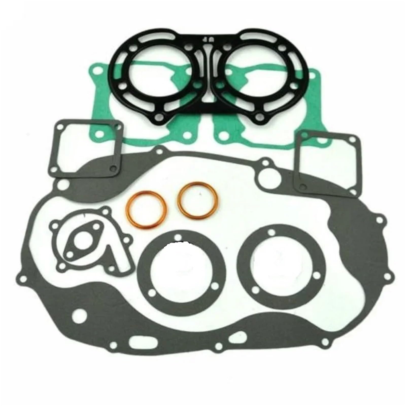 Guarnizione Carter Frizione, Parti complete del cilindro per motocicletta, guarnizione completa motore adatta per Yamaha ATV YFZ350 Banshee 350 1987-2007(A)