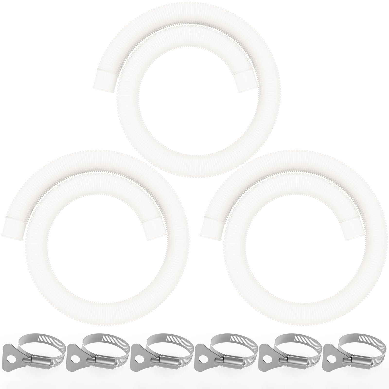Photo 1 of Poolvio 1.5" Pool Hoses (3-Pack)