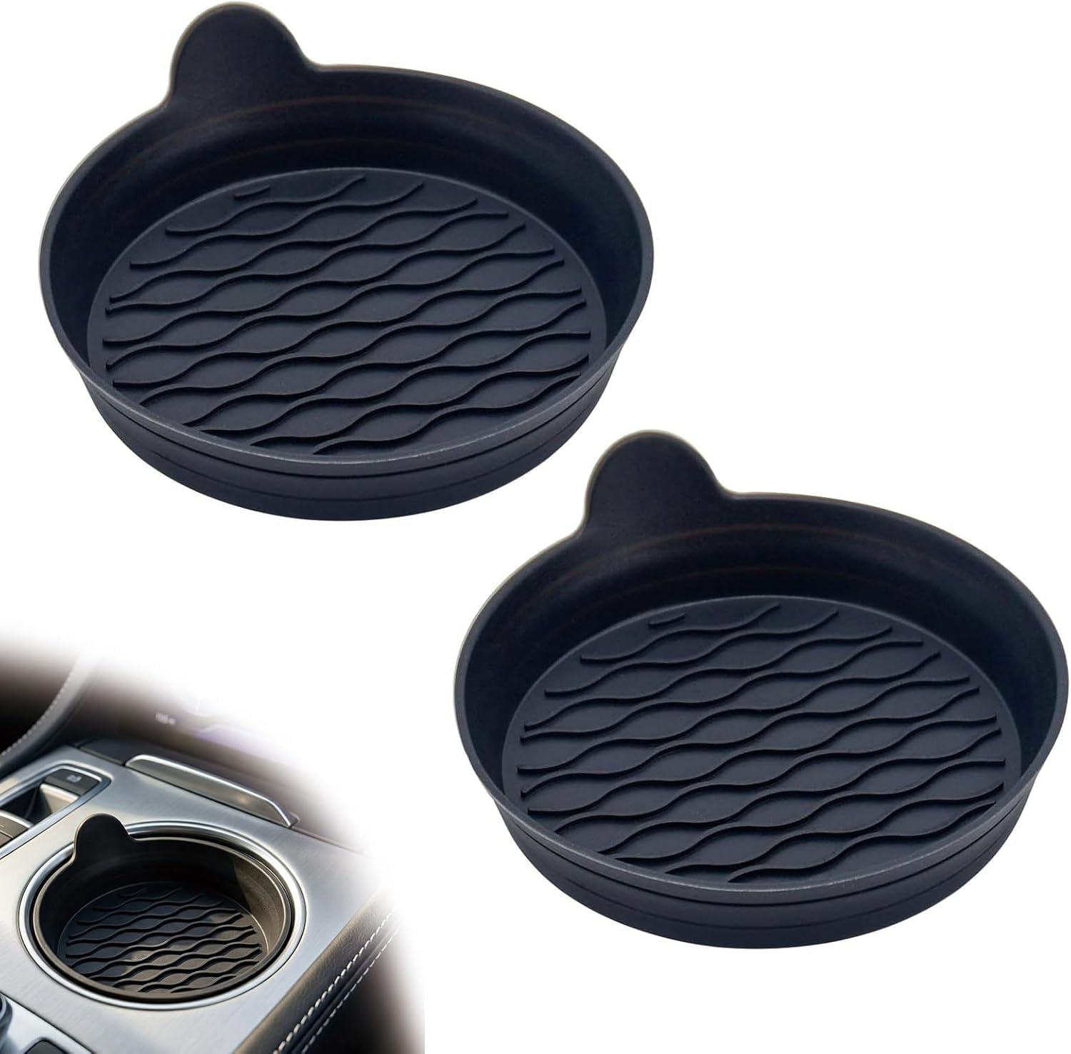 for Mazda MPV 1988-2006 LV LW Car Cup Holder Coasters, Anti Slip Mats