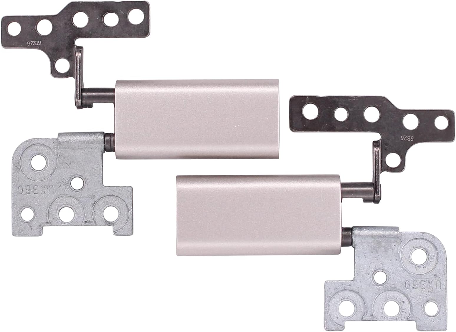 XtremeAmazing Left and Right LCD Screen Hinges 13NB0BA2M07121 13NB0BA2M08121 for Asus ZenBook Flip UX360C UX360CA