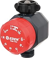 Eden Mechanical Hose Timer: 1-Zone Sprinkler Timer for Lawn & Garden - Up to 2-Hour Auto Shut-Off