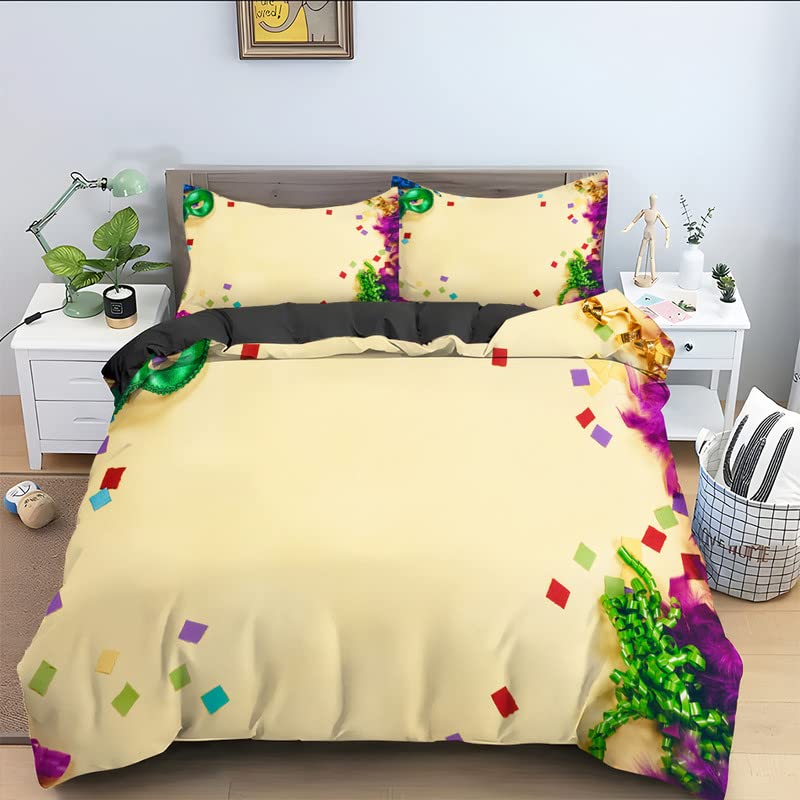 Housse de couette 90x190 microfibre 110g/㎡ résistante et taie d'oreiller 65x65