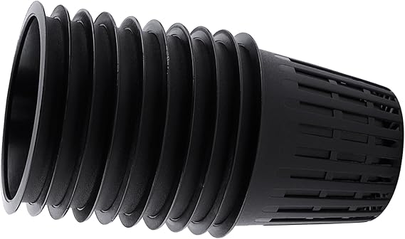 10pcs Hydroponic Planting Net Pot, Planting Heavy Duty Mesh Pot Basket | Hydroponic Plant Grow Clone Gardening (Black)
