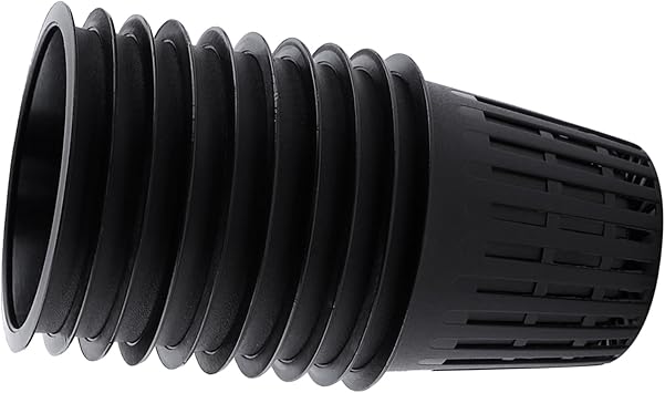 10pcs Hydroponic Planting Net Pot, Planting Heavy Duty Mesh Pot Basket | Hydroponic Plant Grow Clone Gardening (Black)