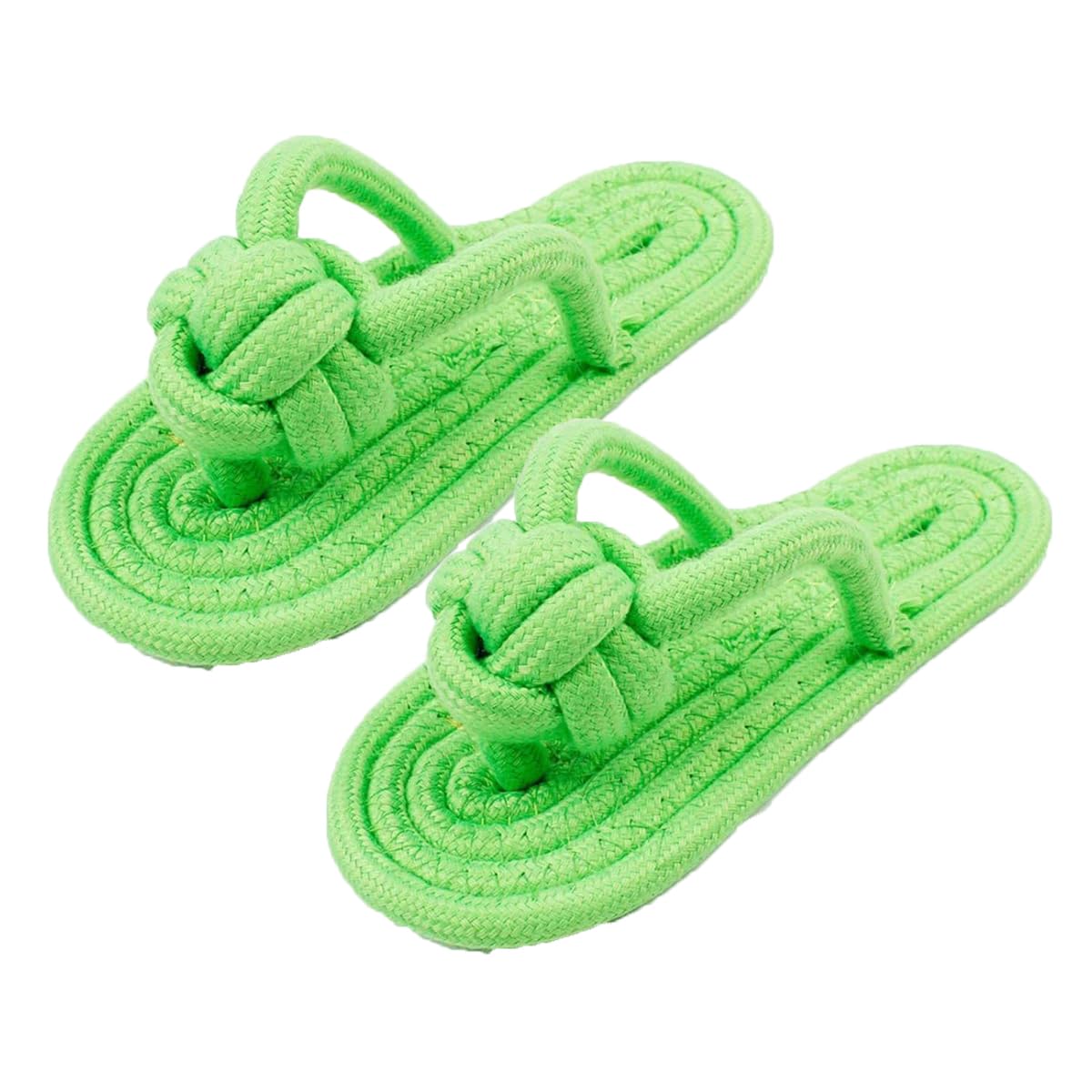 YOUSTYLO - YOU ARE PRIORITY Dog Chew Rope Toy Resistant Training Slipper for Puppies Adult Dogs (Pack of 2) (B08JKY9WST) Amazon Price History, Amazon Price Tracker