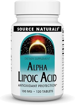 Source Naturals Alpha Lipoic Acid, 100 mg - 120 Tablets