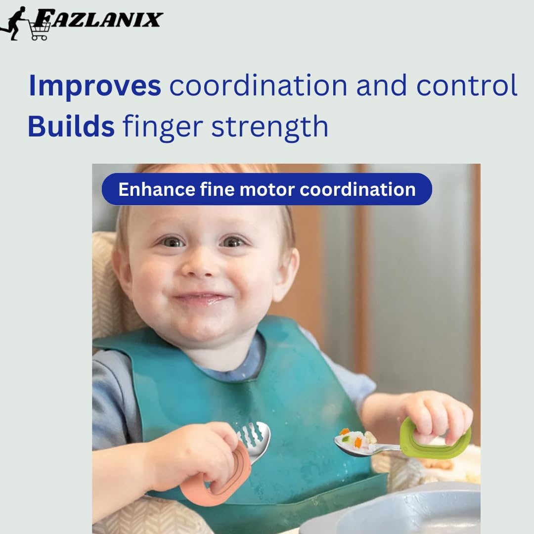 Baby Spoon and Fork Round Grip