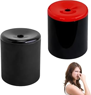 Fart Noise Maker, Pooter Fart Toy Sound Prank Device, Adjustable Sound Effects with Variable Pressure Control, Premium Rubber Material for Long-Lasting Performance, Black and Red Two-Piece Set