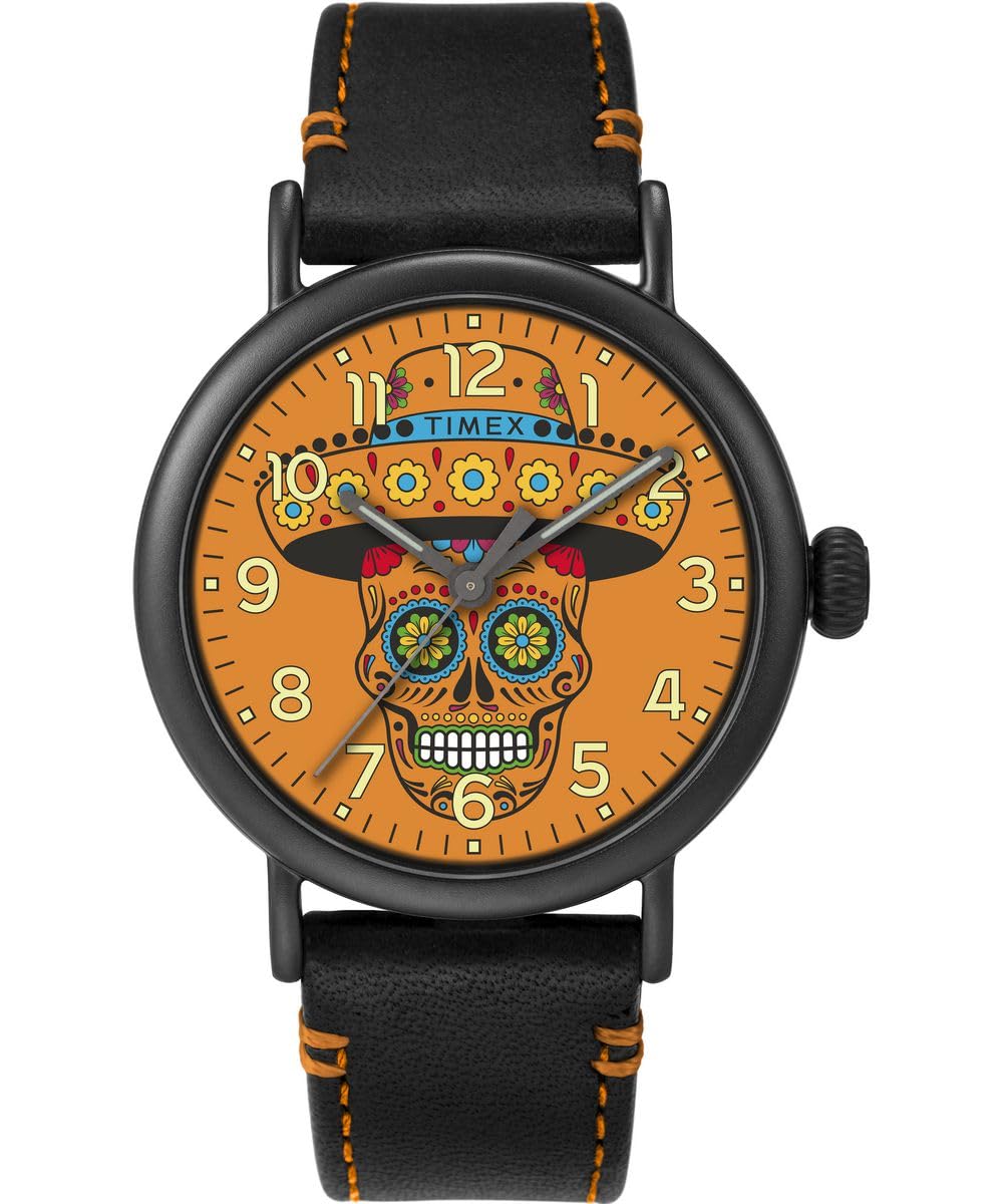 Timex Men's Analogue Quartz Watch Waterbury Standard Dia de Los Muertos