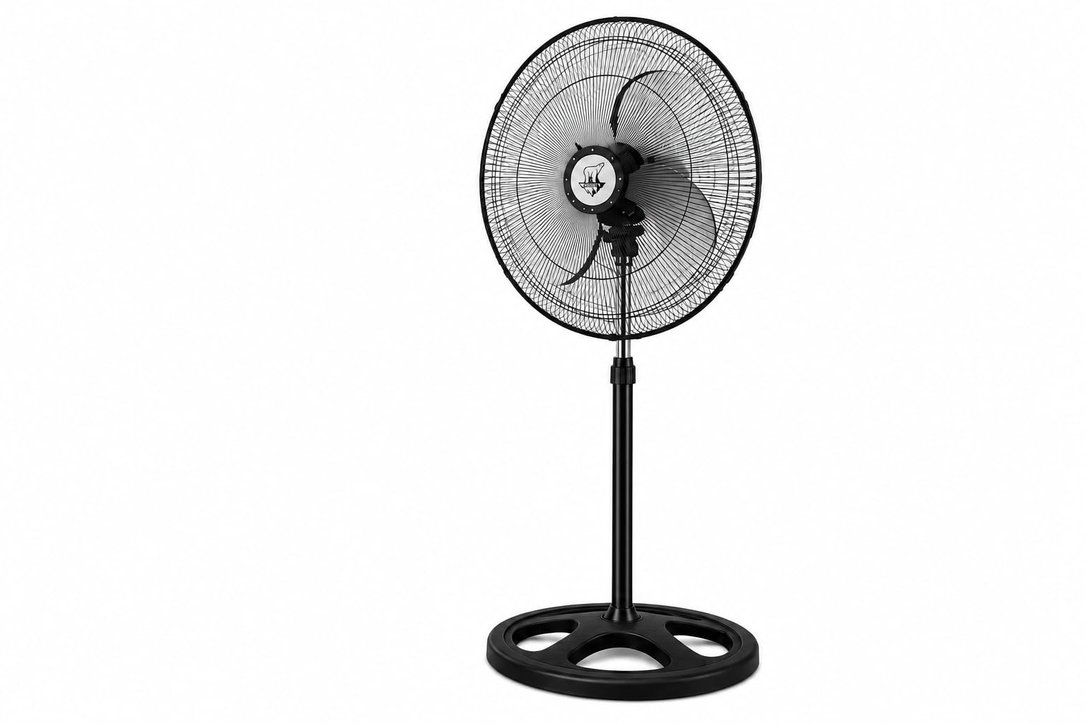 Industrial Standing Fan 18 Inches 80W OSO | 3 Speeds | Horizontal Oscillation 90° | Adjustable Height | Metal Blades | Wire and Aluminium Motor | Quiet and Powerful Fan