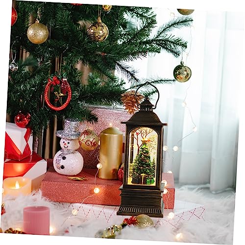 Cabilock Brisa De Natal Luz Brilho Lanterna Lanterna De Natal Decorações Mini Lanterna De Natal Área