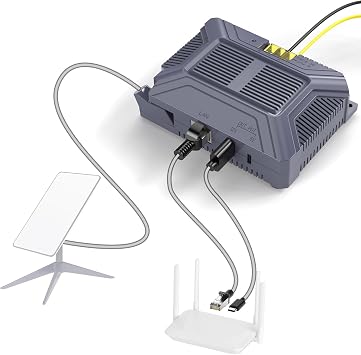 QUIDDITY Star Link V2 Poe Injector, 180W 5 in 1 Gigabit POE Adapter Compatible with Star Link Gen2 POE DC 9-36V/3A with USB & Type-C Power Output