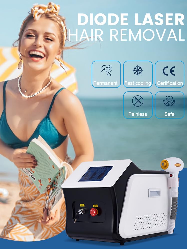 Epilazione Permanente Laser Diodo 808nm per Corpo Viso e Gambe