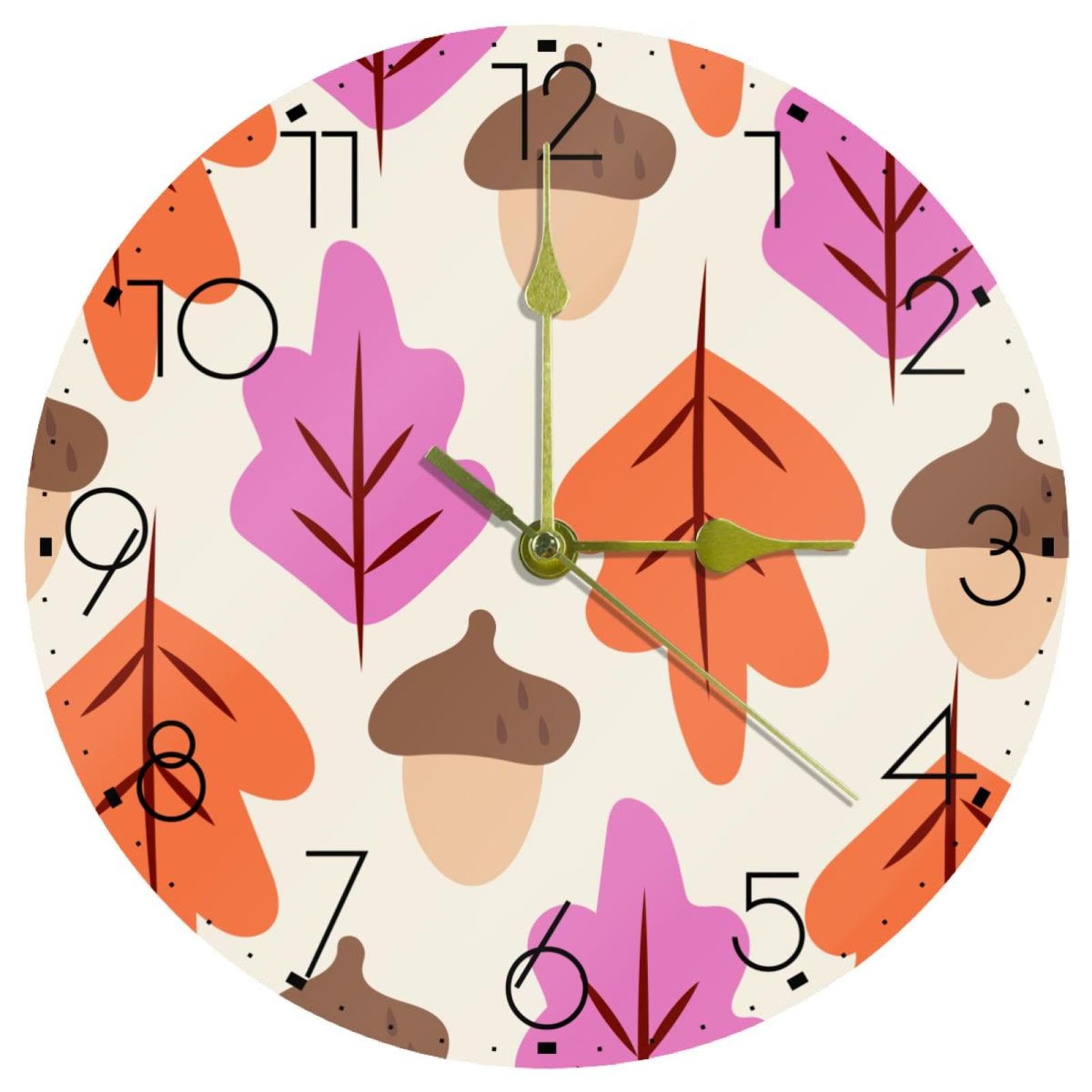 Horloge murale silencieuse en acrylique pour supprimer le bruit du tic-tac