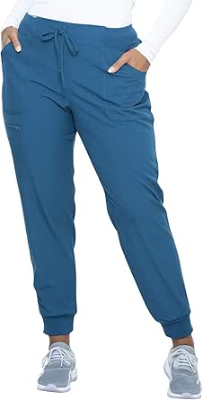 HeartSoul Jogger Scrub Pants for Women, Break On Through Stretch Fabric HS030