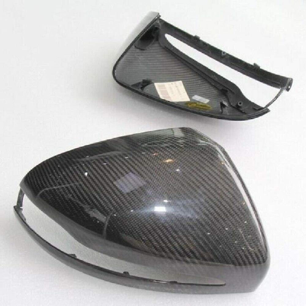 2 Tapas Espejo Fibra Carbono Para Mercedes W205 W213 GLC43 AMG - Negro, Coche Conducción Izquierda, Nuevo