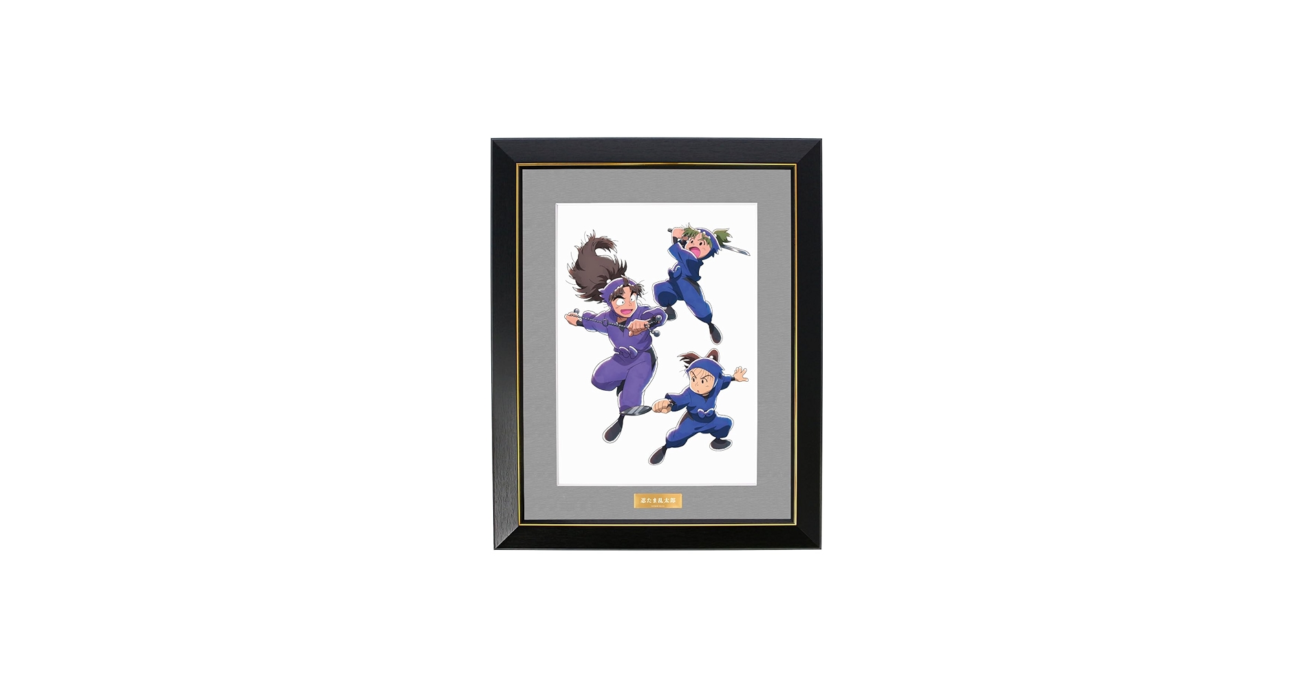 ★【未使用】忍たま乱太郎 みんなで鍛練の段ver. キャラファイングラフ 忍たま乱太郎 - 描き下ろしイラスト 集合A みんなで鍛練の段ver