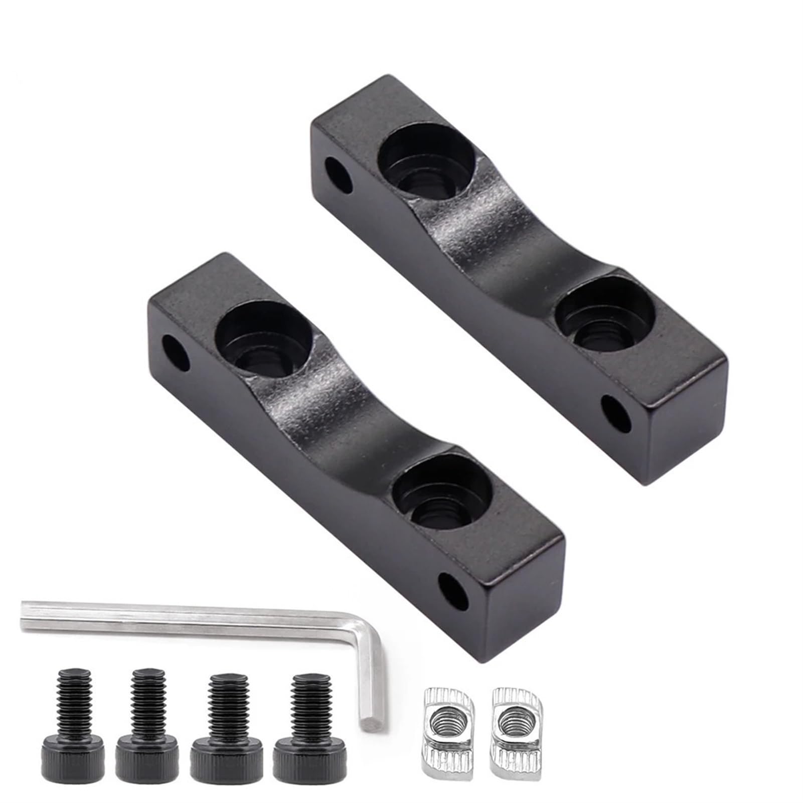 Canvia 2/4/8set 3D Printer Parts Aluminum Alloy Z Axis Stepper Motor Mount Block for Ender 3/ Ender 3 Pro/CR-10 Series Upgrade Kit (Size : 8set)