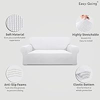 Vista 238 de Easy-Going - Funda elástica para sofá, 1 pieza, protector de muebles, suave, con parte inferior elástica, para niños, tela de jacquard de poliéster