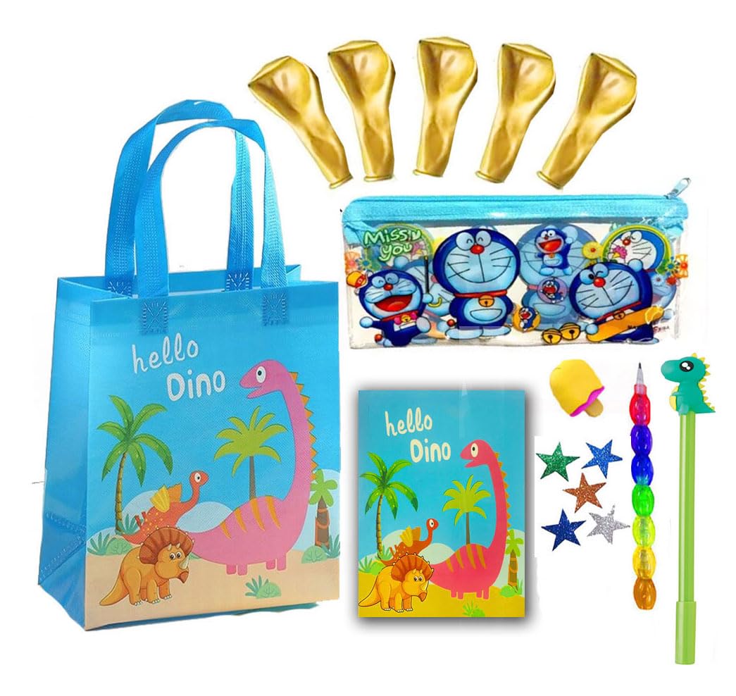 See full amazon price history chart for KOBBET® 13pcs Party Favor Return Gift Set for Kids, Birthday Gift Set in Bulk Cartoon Printed Stationery Gift Sets for Kids School Pencil Pouch with Diary Bag Return Gift for Boys Girls (Dinosaur) KOBBET® 13pcs Party Favor Return Gift Set for Kids, Birthday Gift Set in Bulk Cartoon Printed Stationery Gift Sets for Kids School Pencil Pouch with Diary Bag Return Gift for Boys Girls (Dinosaur) (B0CC92934Y) Amazon Price History, Amazon Price Tracker