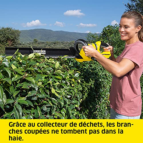 Taille haies KARCHER HGE 18 50 Lame double action affutée au diamant Sans batterie - vue 8