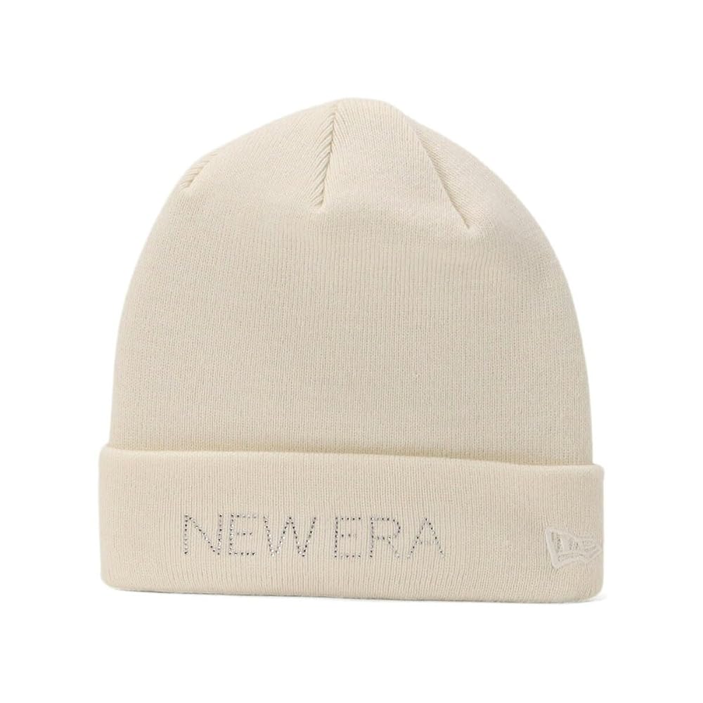 ニューエラ ニット帽 ラインストーン付き NEW ERA ニューエラ ニットキャップ ベーシック カフニット MLB