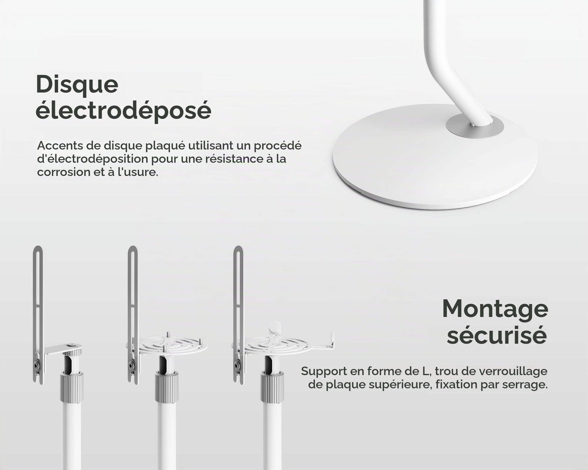 FITUEYES Pied Enceinte en Métal Support Enceinte Réglable en Hauteur Capacité de Charge 5 kg Série Master (2 Pièces)