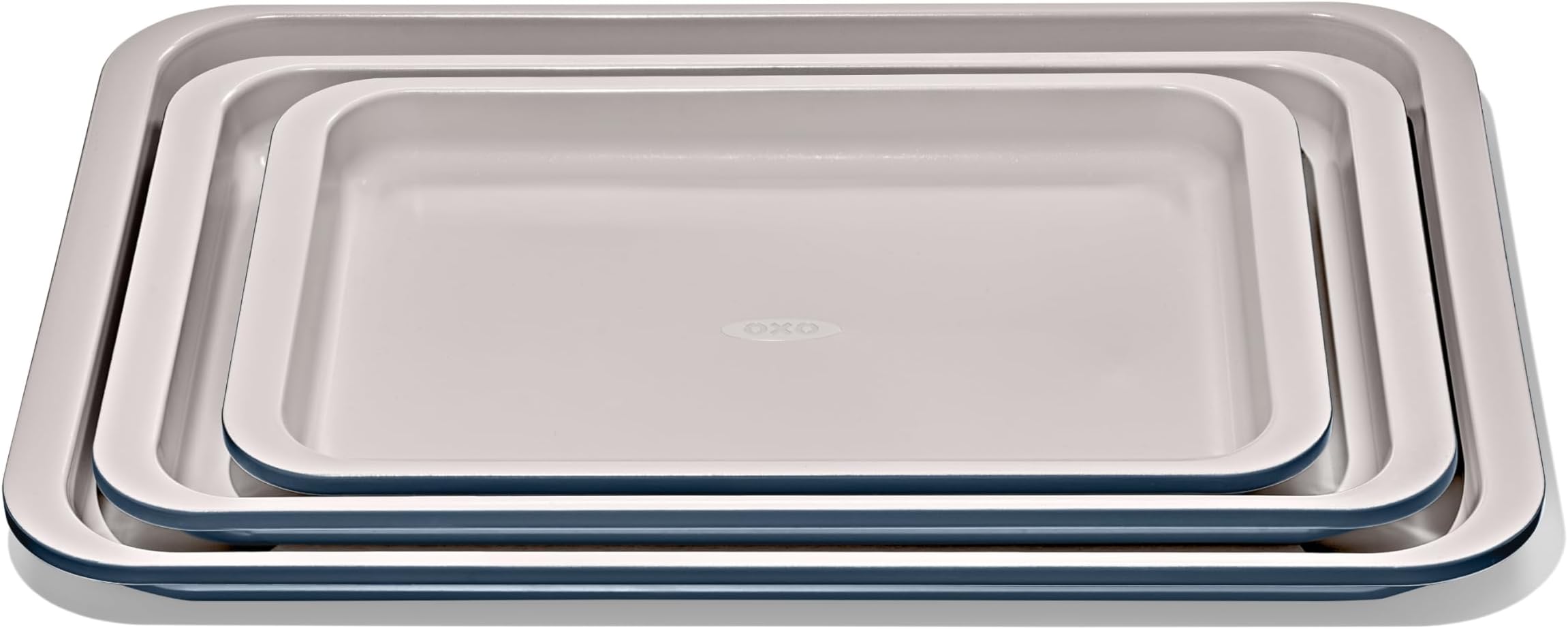 Good Grips Non-Stick Pro Ceramic Coated Metal Bakeware 3-Piece Sheet Pan Set – Storm Blue
